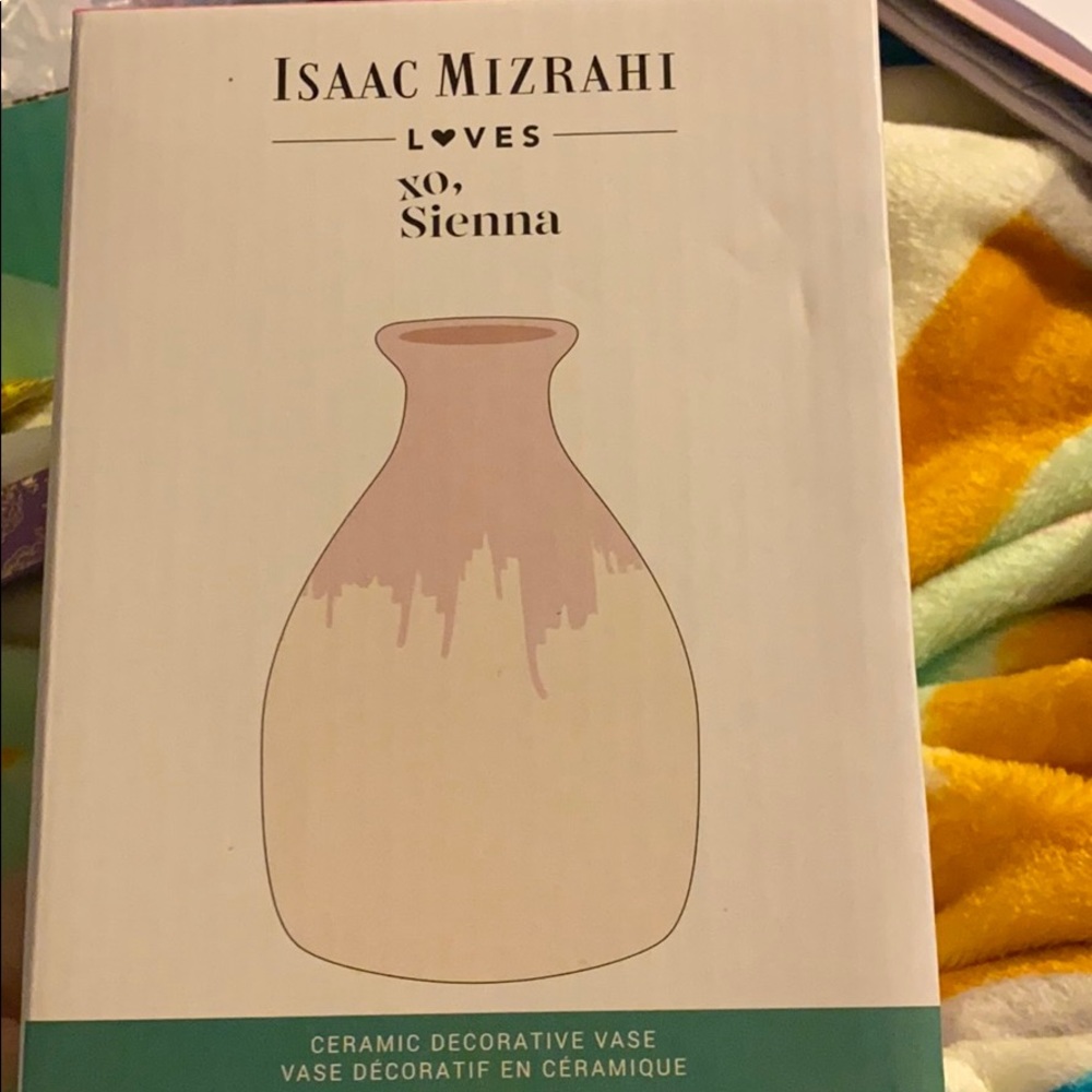 Isaac Mizrahi ceramic decorative vase